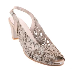 Emma Kate Event Heels | Soft Gold | EK1 Outlet