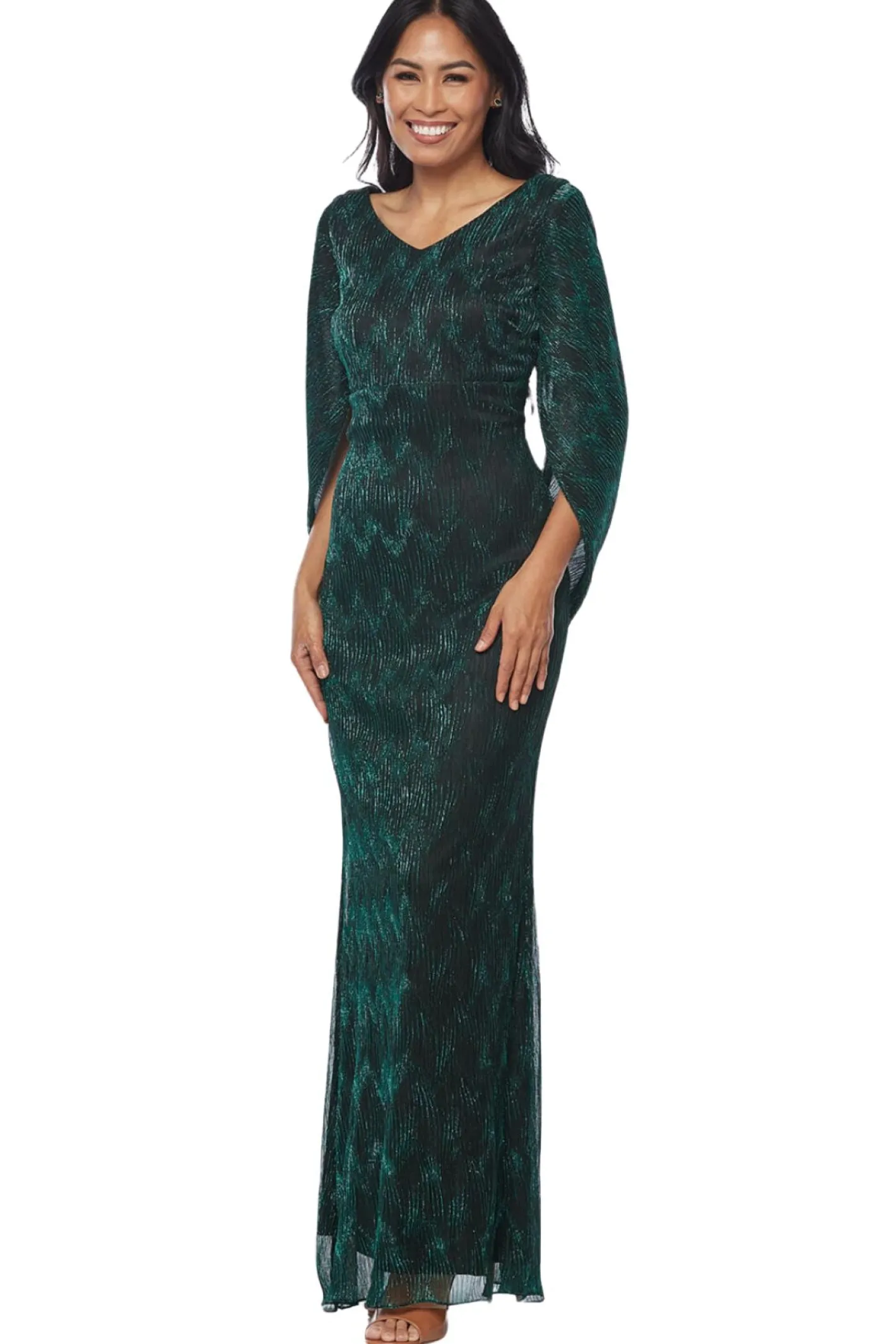 Zaliea Faith Lurex Dress - Jade -Z24 Outlet