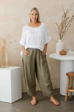 The Italian Cartel Fern Pants - Slate - IC45 Online