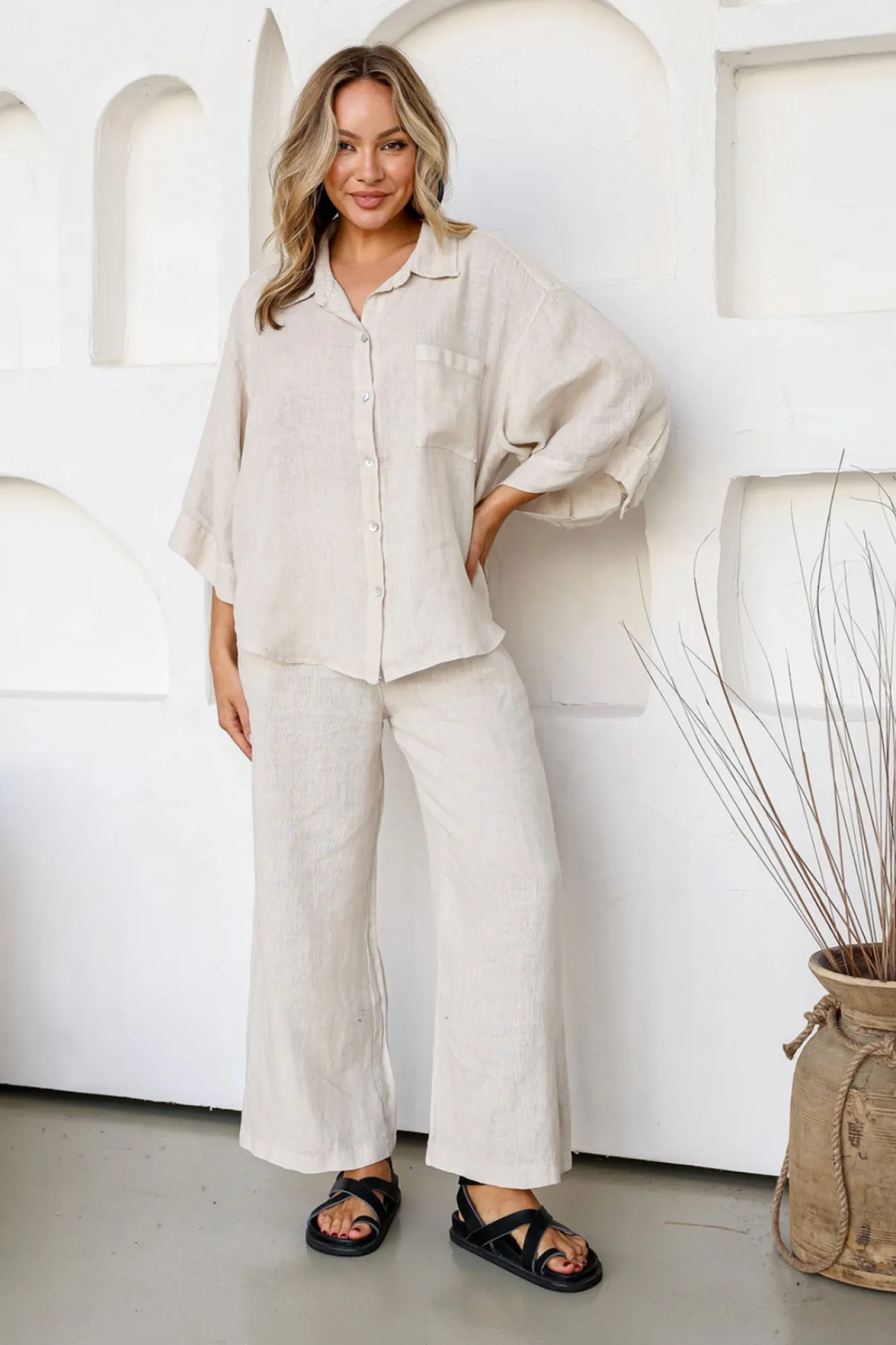 Free Angel Fleur Pant - Sand - FA29 Clearance