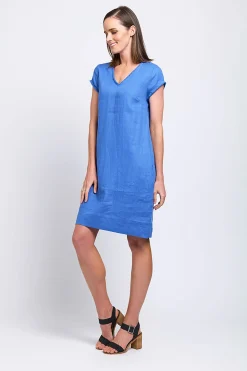 Foil Fringe Festival Dress - Bold Blue - F7 Hot