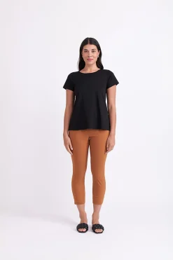 Foil Fuss Free Capri - Ginger Snap - F4