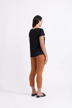 Foil Fuss Free Capri - Ginger Snap - F4