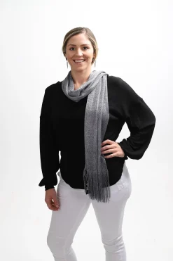 Stellar Rose Gatsby Shawl | Pewter | SR165 Sale