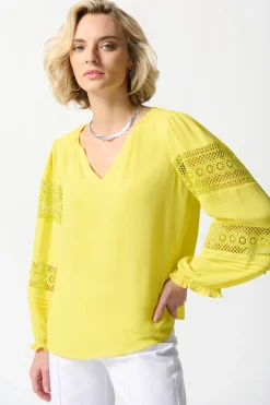 Joseph Ribkoff Georgette Blouse - Sunlight - JR5 Best