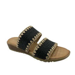 Laguna Quays Resort Gister Slide - Black & Beige - LQ5 Outlet