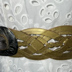 Miss June Gold Woven Belt - M55 Sale