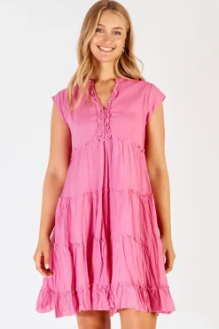 Lula Life Gwen Dress - Candy - LL16 Discount