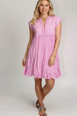 Lula Life Gwen Dress - Orchid - LL16 Online