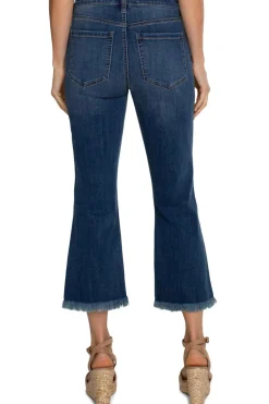 Liverpool L.A Hannah Denim Crop Flare Jean - AT1 Clearance