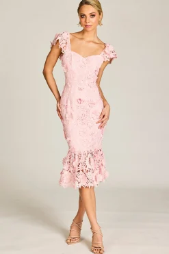 Pink Ruby Harper Rose Dress - Pink - PR4 New
