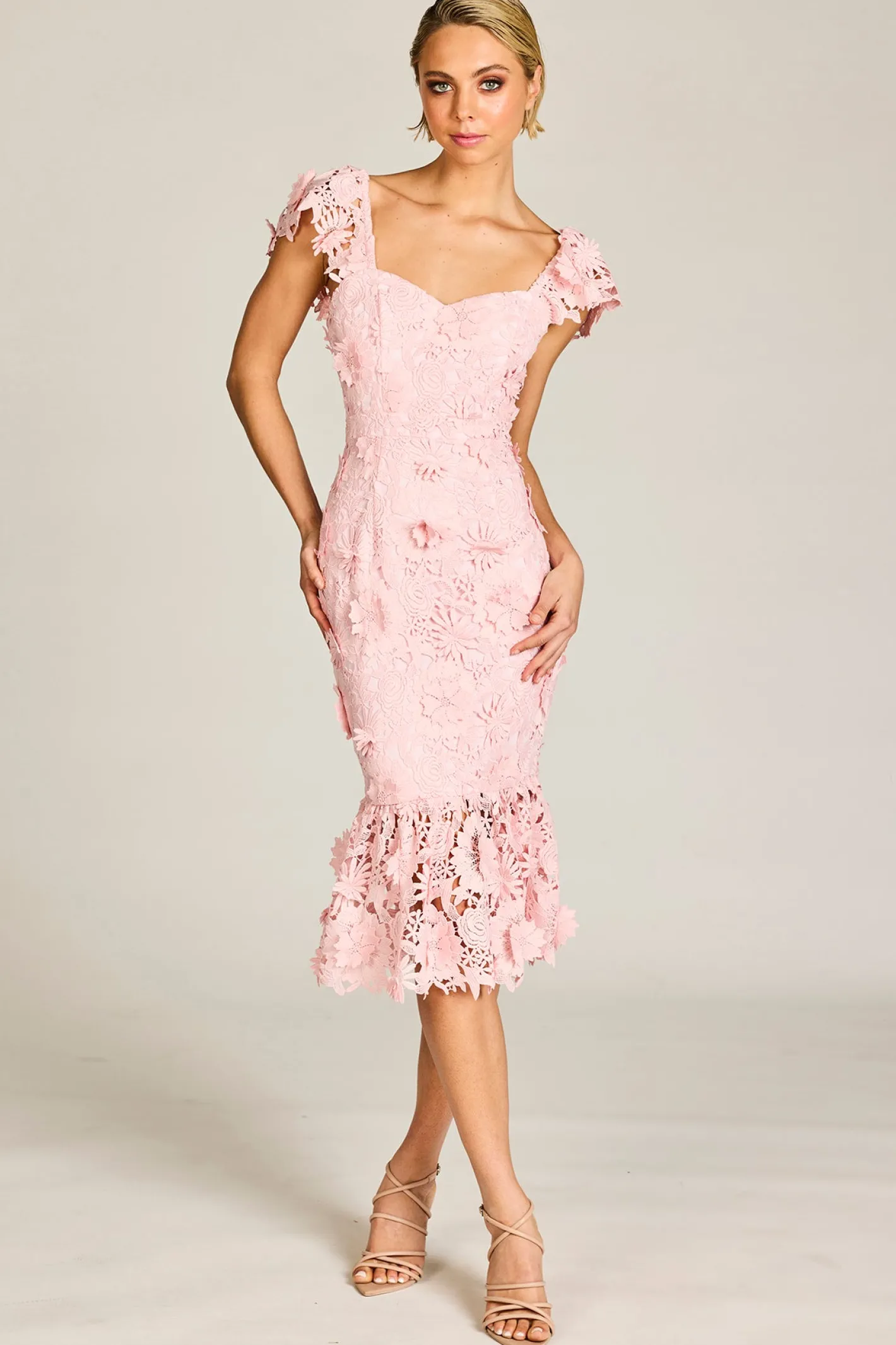 Pink Ruby Harper Rose Dress - Pink - PR4 New