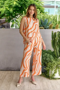 Naturals By O & J Hayley Pant -Tamarind - OJ10 New