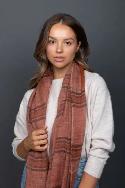 Holiday Hemmingway Scarf | Tan | H38 Outlet