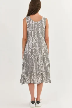 Namastai Henley Dress - Caviar Pearl - N11 Online
