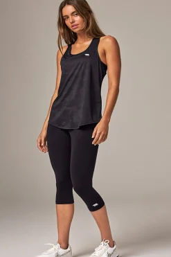 Running Bare High Rise 3/4 Leggings - Black - RB2 Outlet
