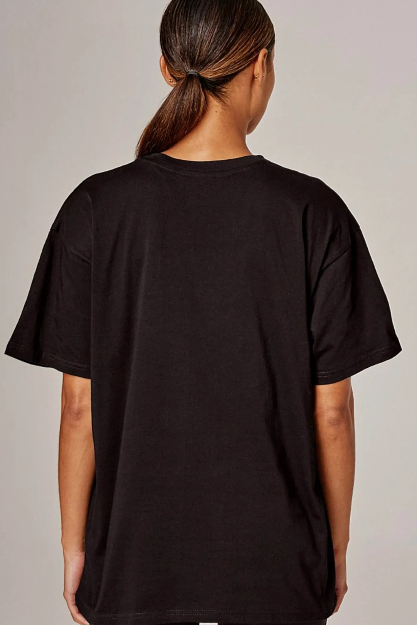 Running Bare Hollywood Relaxed Tee - Black - RB7 Sale