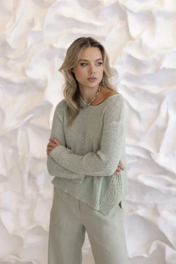 Two-T's Indi knit - Soft Green - TT3 Best