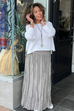 Two-T's Indi knit - White - TT3 Hot