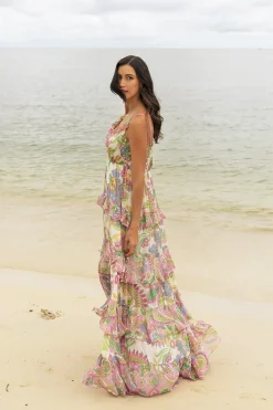 Miss June Ingrid Dress - Pastel - M1 Hot