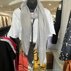Adorne Ivy Light Weight Scarf - Grey- AD21 New