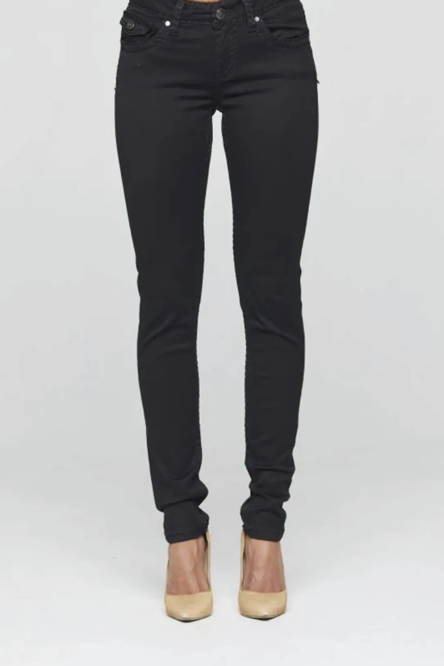 New London Jeans Julies Chelsea Black Jeans Sale