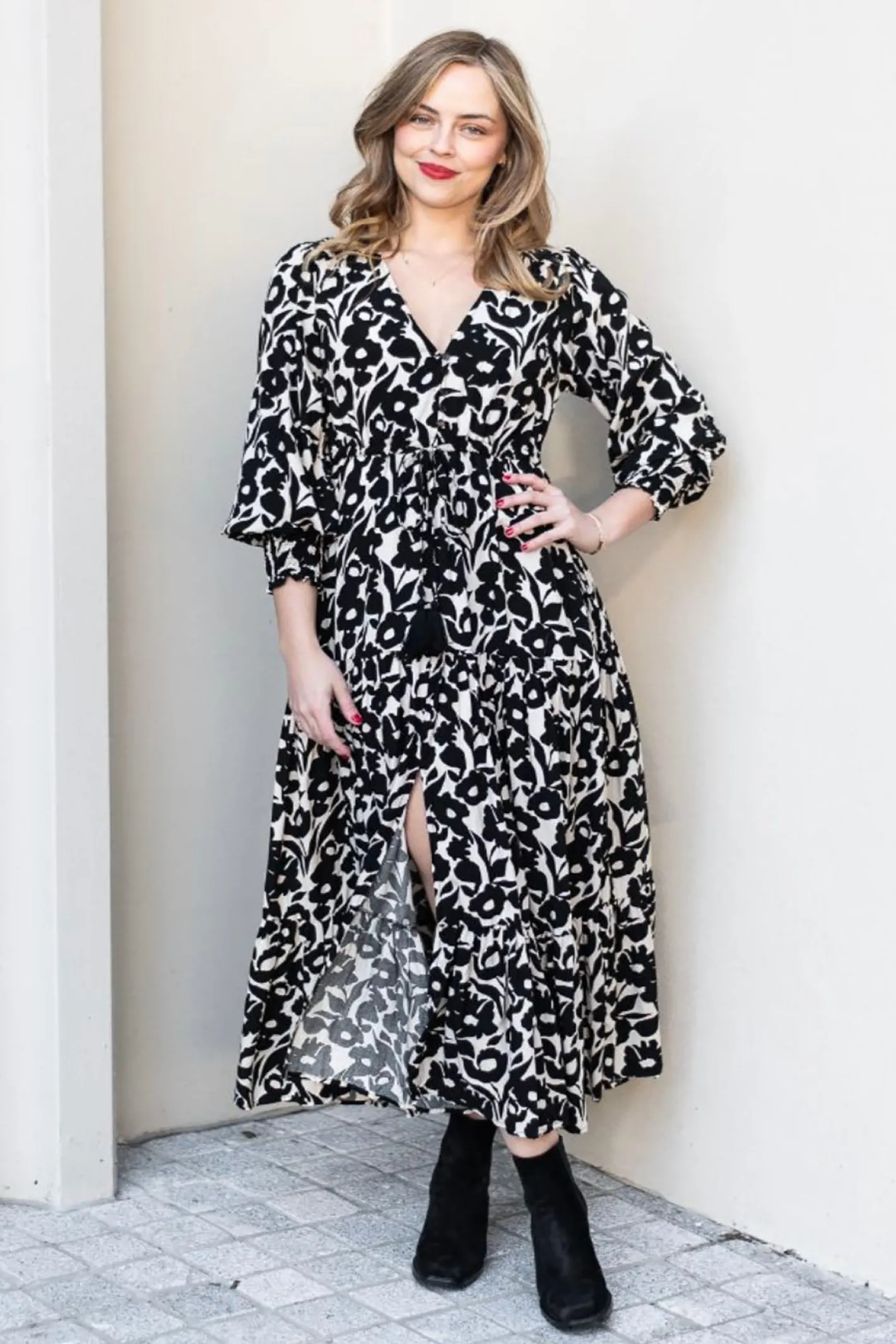 Pizazz Boutique Justice Maxi - Black - SO14