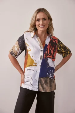 See Saw Kabuki Tunic Top - Print - SS13 Discount