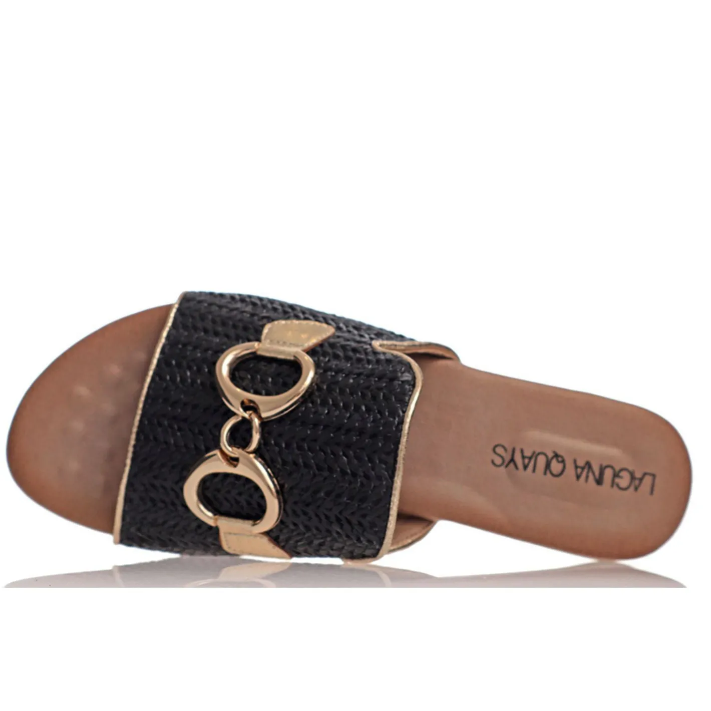 Laguna Quays Resort Kandy Slide - Black - LQ7 Discount