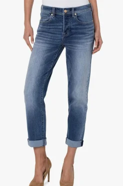 Liverpool L.A Keeper Boyfriend Rolled Cuff Jean - Hartwell - AT7 Outlet