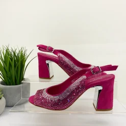 Django & Juliette Kerry Heel - New Fuchsia - DJ6 Discount