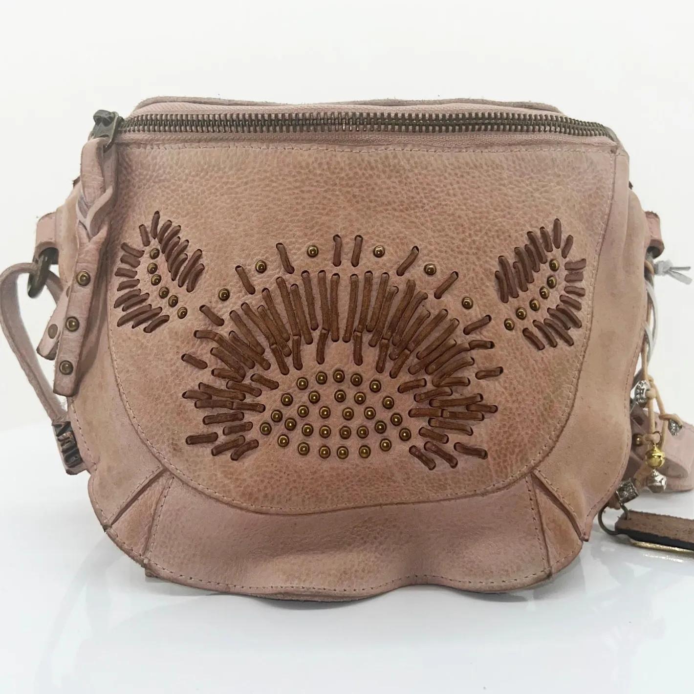 Art N Vintage Keya Crossbody Bag - Blush - AV4 Sale