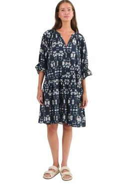 Namastai Kitty Cotton Dress - Fracture - N20 Discount