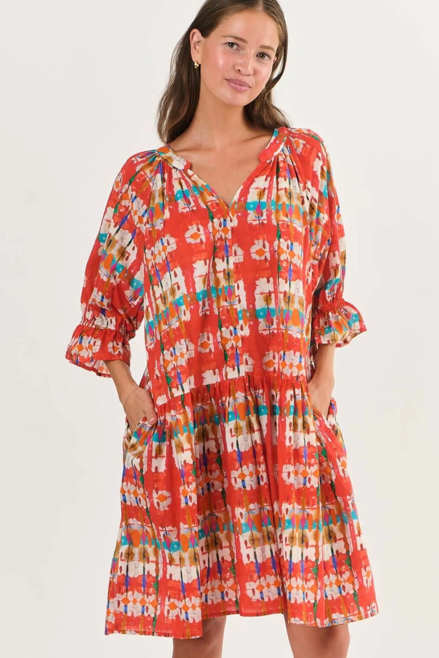 Namastai Kitty Cotton Dress - Tutti Frutti - N20 Clearance