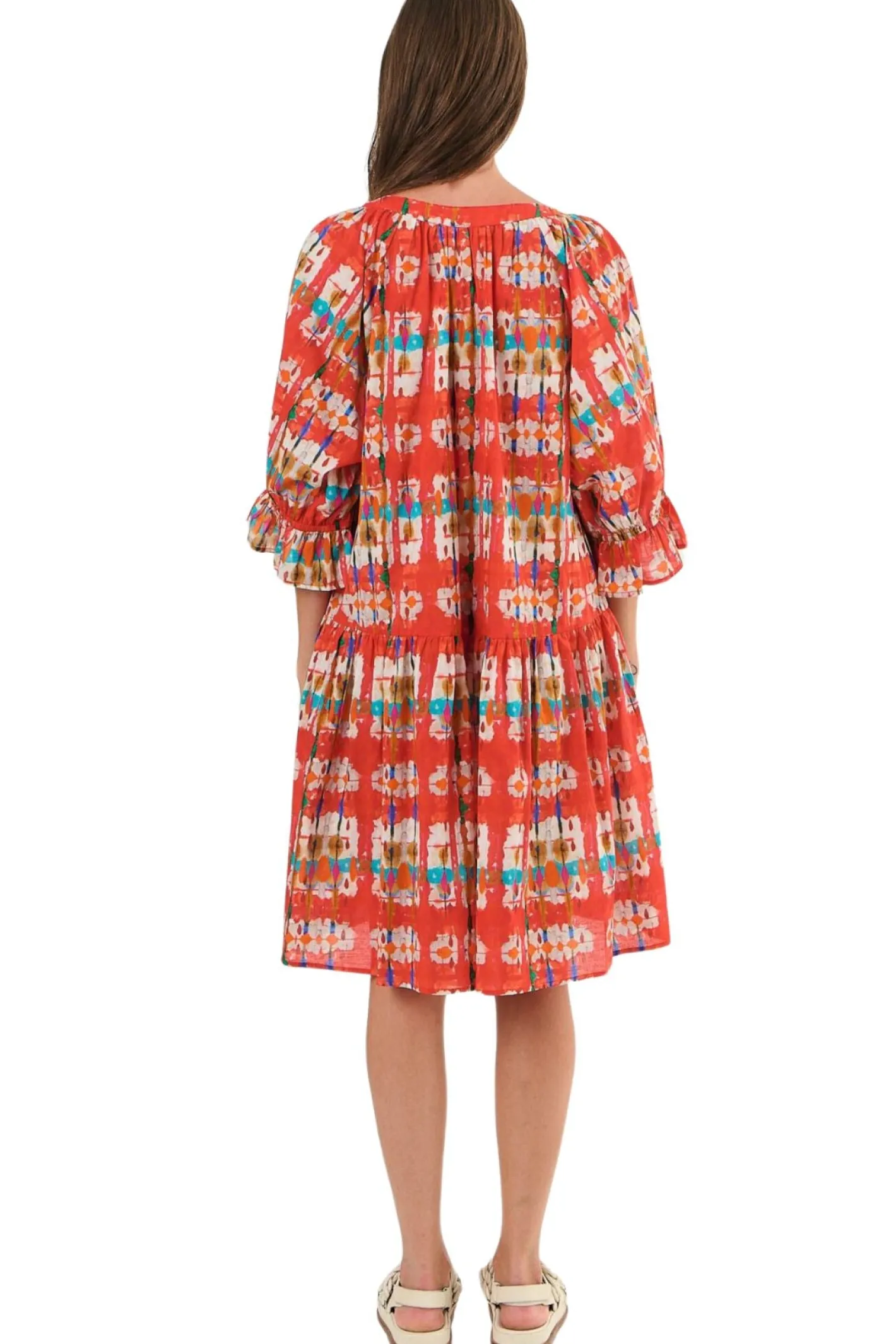 Namastai Kitty Cotton Dress - Tutti Frutti - N20 Clearance