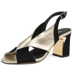 Django & Juliette KRUZ Heels | Black | DJ9 Outlet