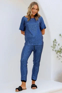 Free Angel La Serata Top - Navy - FA12 Hot