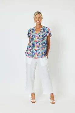 Gordon smith Lara Wide Leg Linen Pants - White - GS5