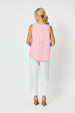 Gordon smith Lara Wide Leg Linen Pants - White - GS5