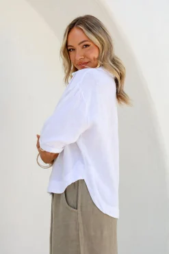 Free Angel Leale Top - White - FA22 Hot