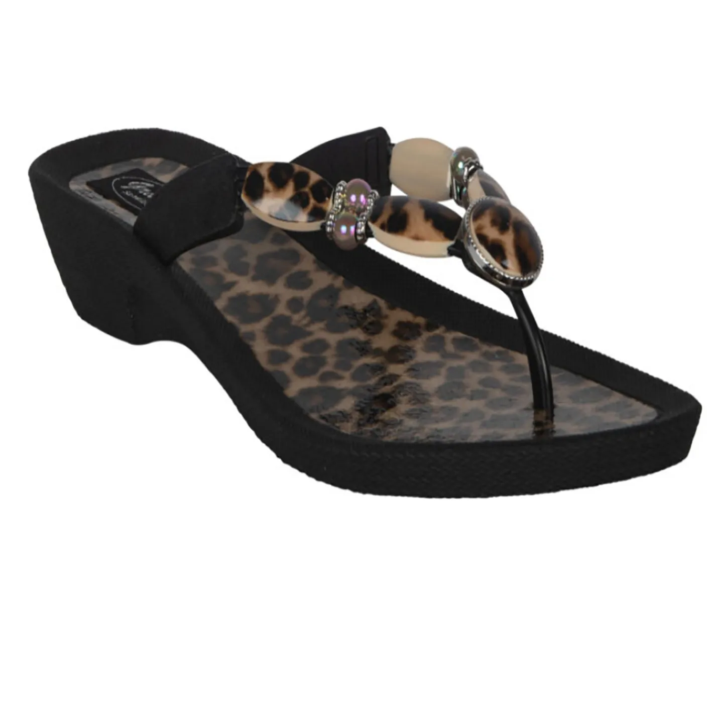 Grandco Leopard Thong - Black - GC3 Best