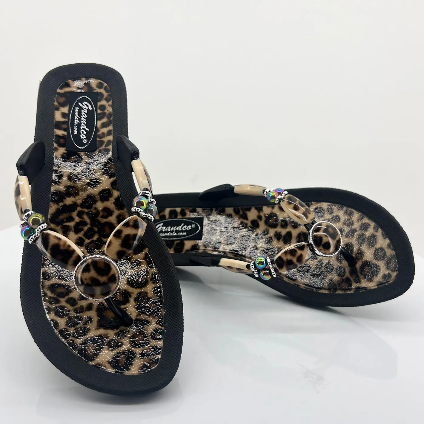 Grandco Leopard Thong - Black - GC3 Best