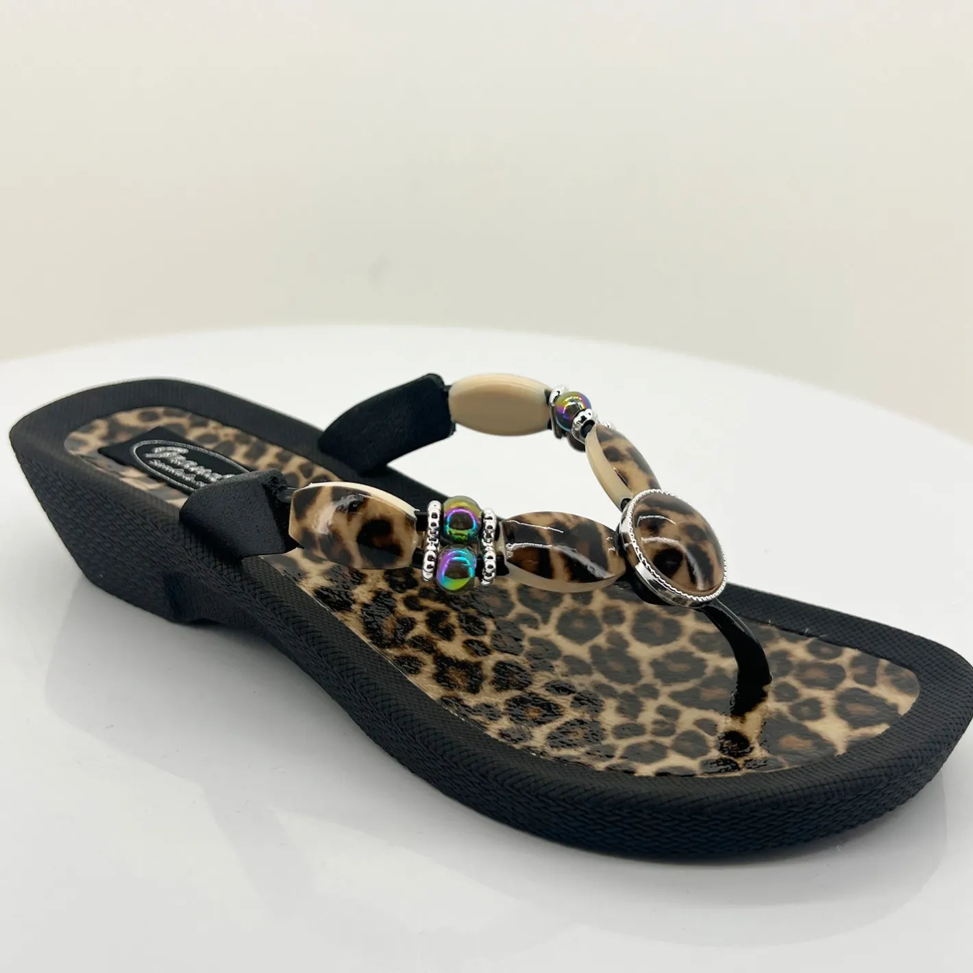 Grandco Leopard Thong - Black - GC3 Best