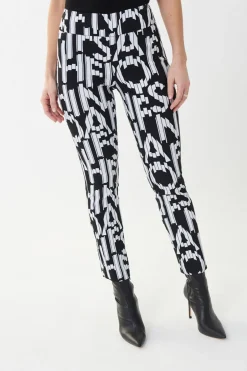 Joseph Ribkoff Lettering Print Pant | JR139