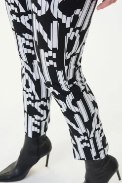 Joseph Ribkoff Lettering Print Pant | JR139