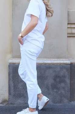 Saint Rose Libby Jogger - White - ST2 Outlet