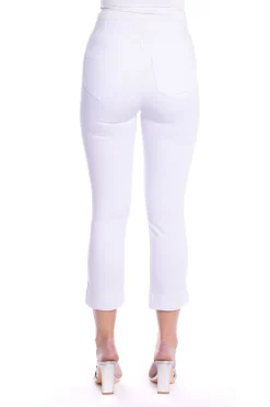 Cafe Latte Lina 7/8 Pull on Pant - White - CL1