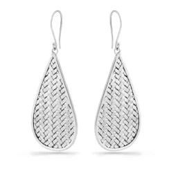 Pizazz Boutique Lovina Silver Earrings - Silver - NS3 Clearance