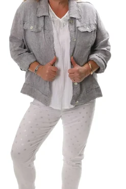 Naturals By O & J Lucy Jacket - Smoke - OJ8 Best
