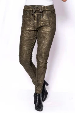 The Italian Closet Lumen Khaki Pant - TIC25 Sale